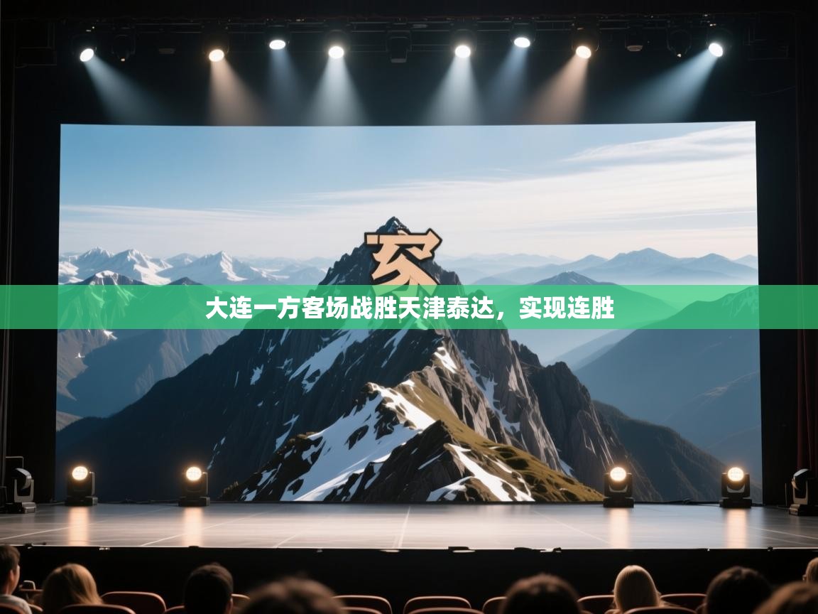 大连一方客场战胜天津泰达，实现连胜